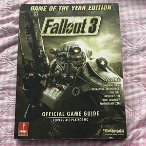 Fallout 3 Game of the Year Edition All Platforms Game Guide Bethesda Fan Gift